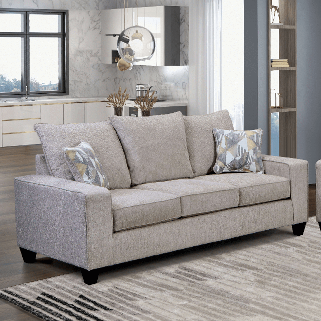 WEST ACTION Sofa, Beige - U&U Home Budget Furniture (Carteret, NJ)