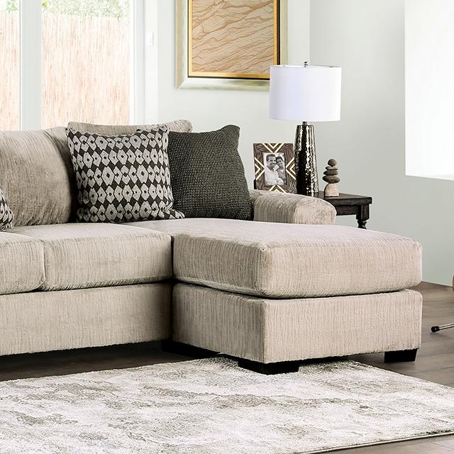 Eastcote Sectional Gray - U&U Home Budget Furniture (Carteret, NJ)