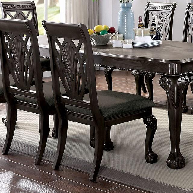 Petersburg Dark Gray Side Chair (2/CTN) - U&U Home Budget Furniture (Carteret, NJ)