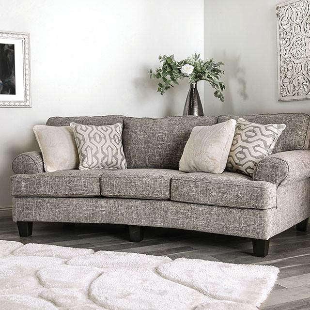 Pierpont Gray Sofa - U&U Home Budget Furniture (Carteret, NJ)