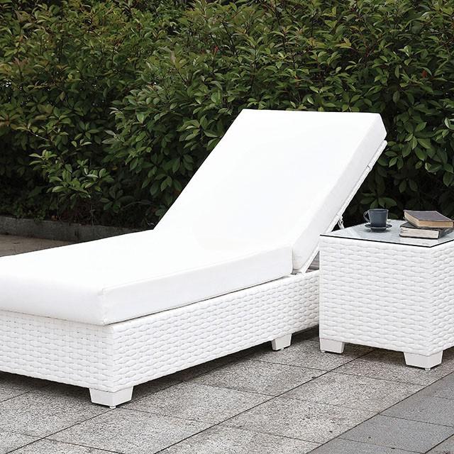 Somani Adjustable Chairse + End Table - U&U Home Budget Furniture (Carteret, NJ)