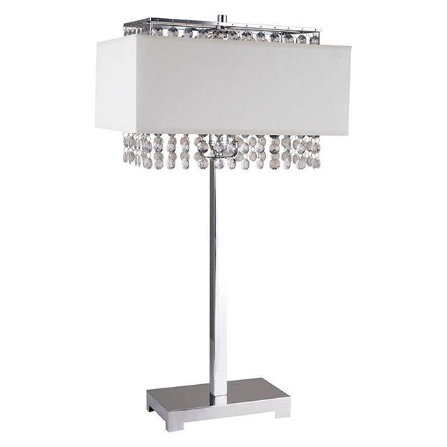 NAYA Table Lamp, Hanging Crystal - U&U Home Budget Furniture (Carteret, NJ)