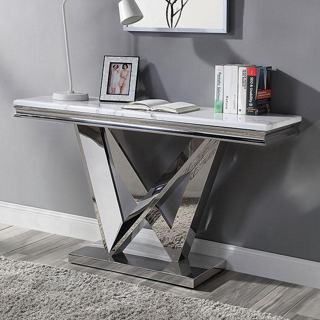 VILLARSGLANE Sofa Table - U&U Home Budget Furniture (Carteret, NJ)