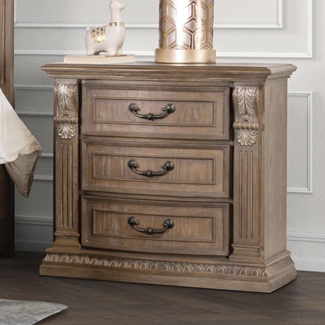 Seven Oaks Nightstand - U&U Home Budget Furniture (Carteret, NJ)