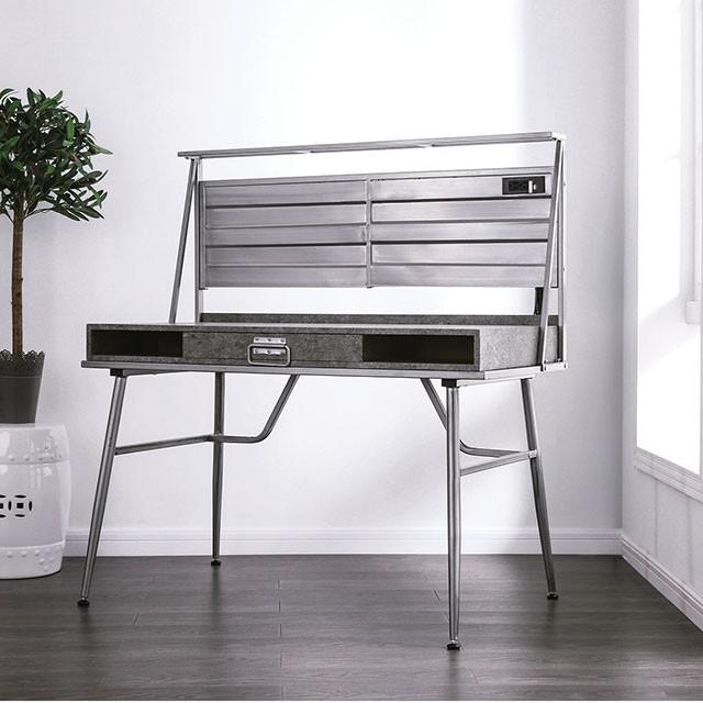 Mccredmond Silver Desk - U&U Home Budget Furniture (Carteret, NJ)