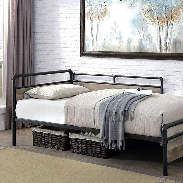 Vidar Sand Black Daybed - U&U Home Budget Furniture (Carteret, NJ)