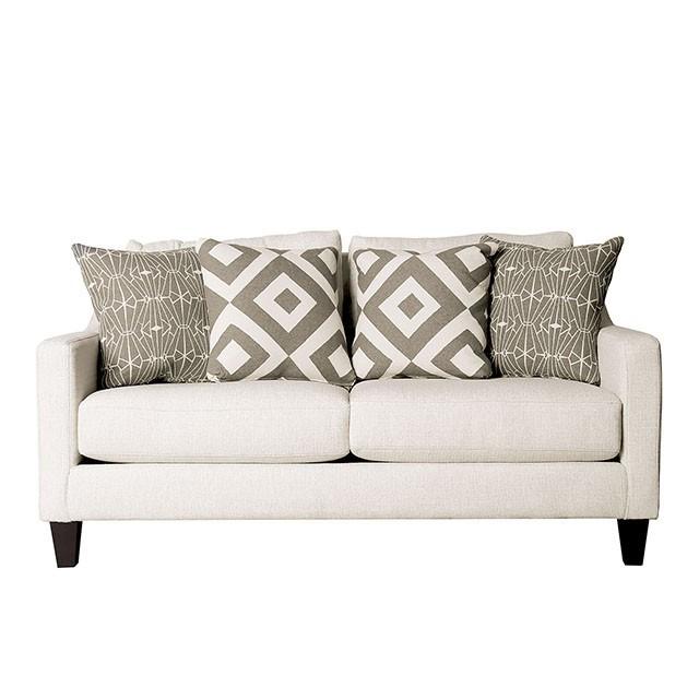 PARKER Ivory Love Seat - U&U Home Budget Furniture (Carteret, NJ)