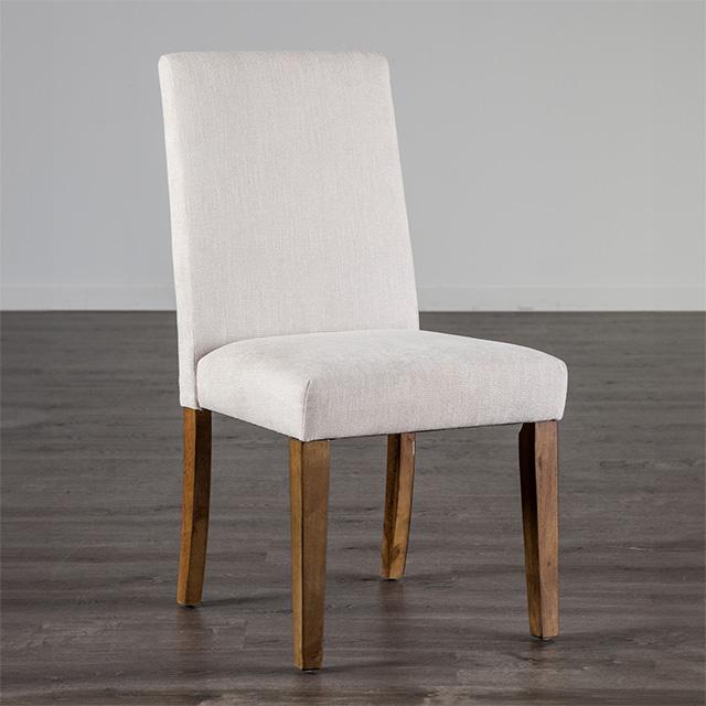 Losone Side Chair (2 CTN) White - U&U Home Budget Furniture (Carteret, NJ)