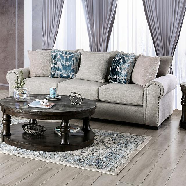 LAREDO Sofa, Beige - U&U Home Budget Furniture (Carteret, NJ)
