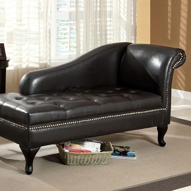 LAKEPORT Storage Chaise - U&U Home Budget Furniture (Carteret, NJ)