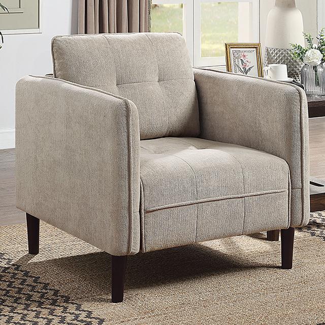 LYNDA Chair, Light Gray - U&U Home Budget Furniture (Carteret, NJ)