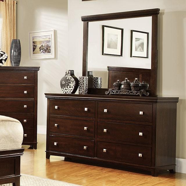 Spruce Brown Cherry Dresser - U&U Home Budget Furniture (Carteret, NJ)