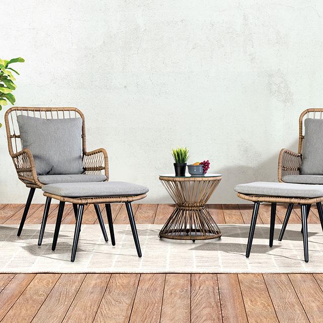Chandu 6 Pc. Conversation Set - U&U Home Budget Furniture (Carteret, NJ)