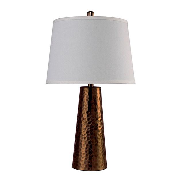 Luz Antique Gold Table Lamp - U&U Home Budget Furniture (Carteret, NJ)