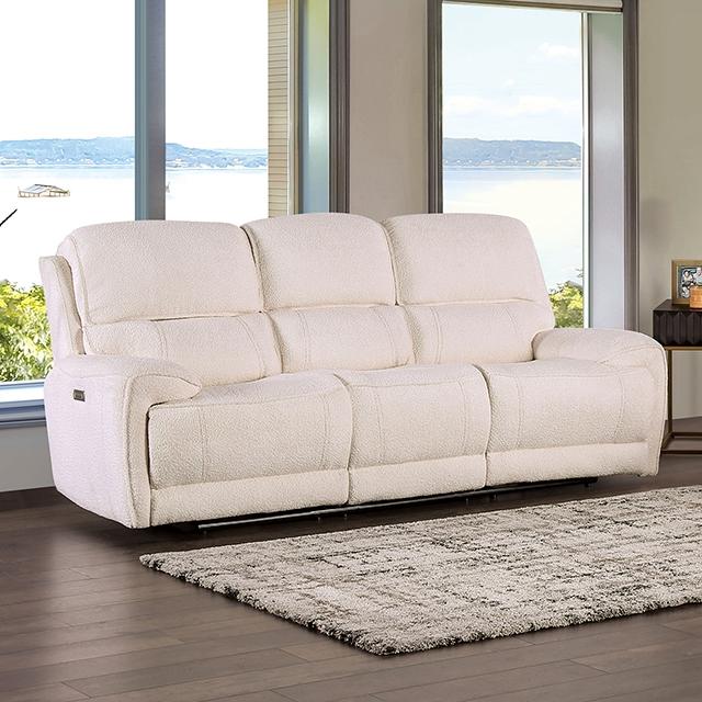 MORCOTE Power Sofa, Beige - U&U Home Budget Furniture (Carteret, NJ)