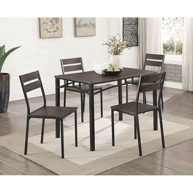 Westport 5 & 7 Piece Dining Table Set - U&U Home Budget Furniture (Carteret, NJ)