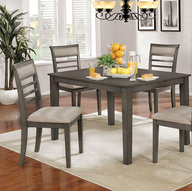 Taylah 5 & 7 Piece Dining Table Set - U&U Home Budget Furniture (Carteret, NJ)