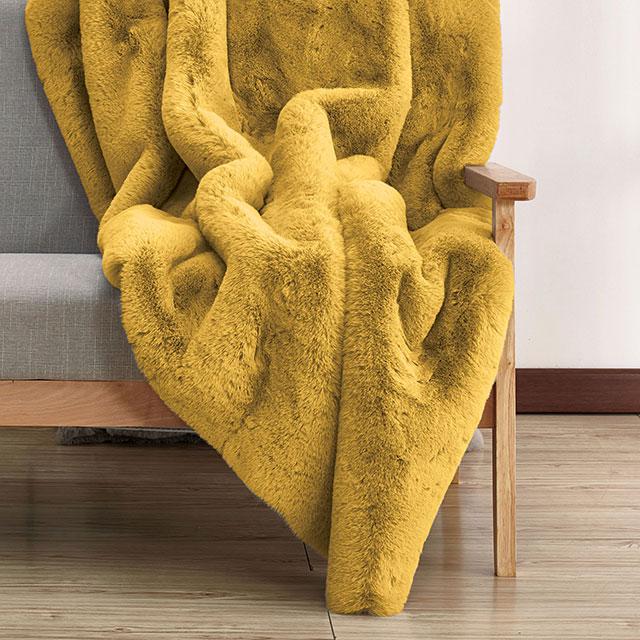 Caparica Throw Blanket - U&U Home Budget Furniture (Carteret, NJ)