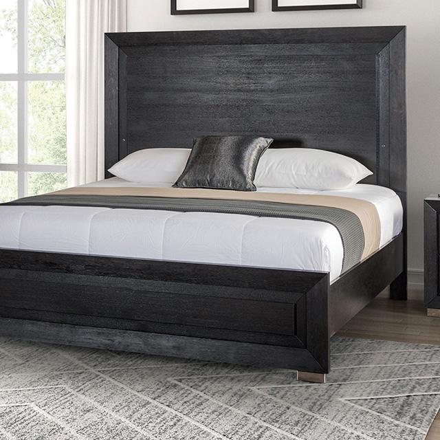 Ashbourne E.King, Queen, & Cal.King Bed - U&U Home Budget Furniture (Carteret, NJ)