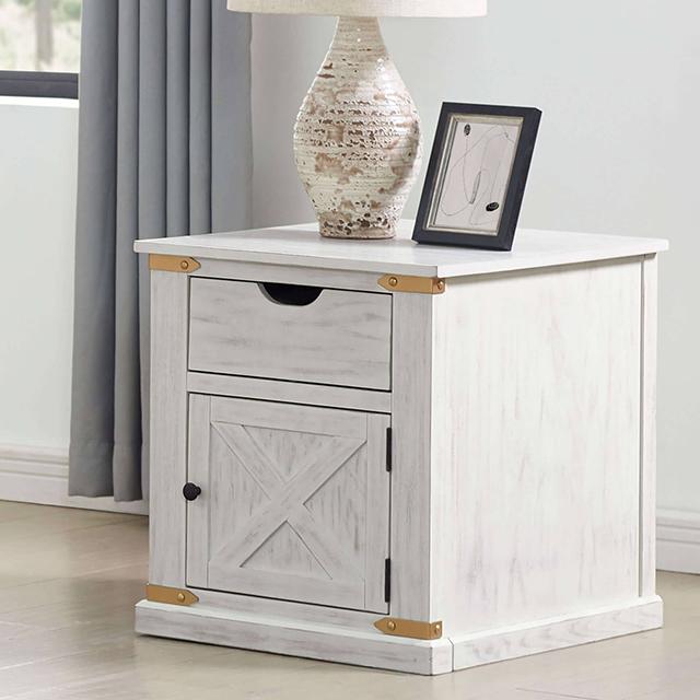Bacerra End table - U&U Home Budget Furniture (Carteret, NJ)