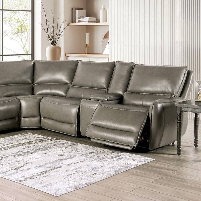 Hestia Power Sectional - U&U Home Budget Furniture (Carteret, NJ)