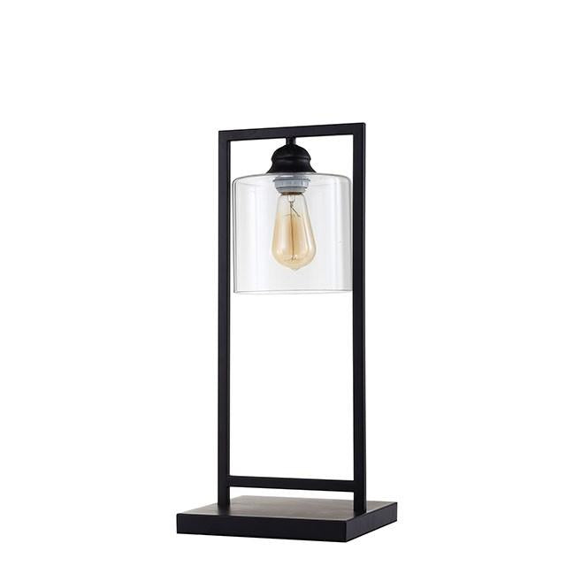 Zoe Black 6"H Table Lamp - U&U Home Budget Furniture (Carteret, NJ)