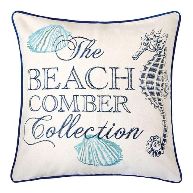 Katia Beach 20" X 20" Pillow, Beach - U&U Home Budget Furniture (Carteret, NJ)
