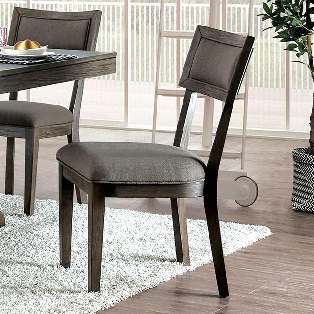 Leeds Gray Side Chair - U&U Home Budget Furniture (Carteret, NJ)