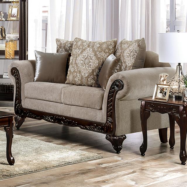 PANOZZO Loveseat - U&U Home Budget Furniture (Carteret, NJ)