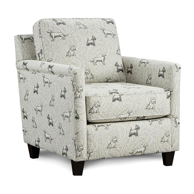 POCKLINGTON Accent Chair, Dog - U&U Home Budget Furniture (Carteret, NJ)
