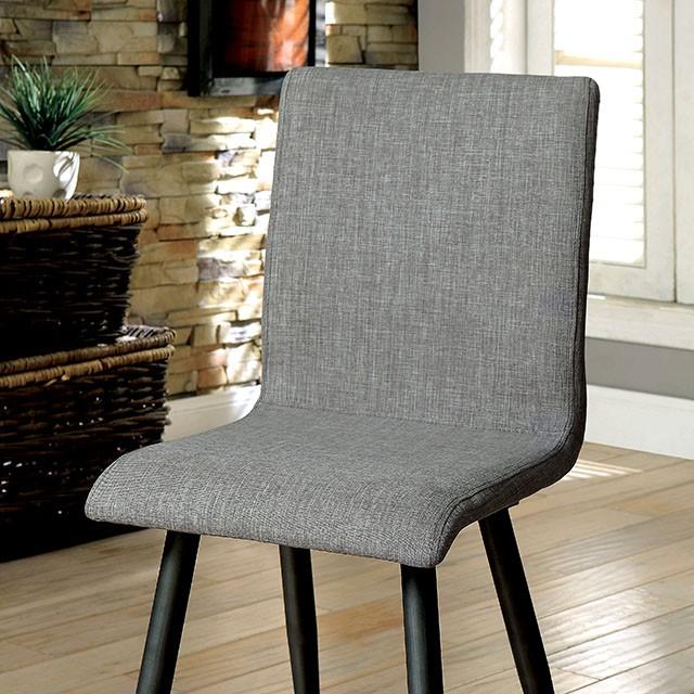 Vilhelm I Gray Side Chair (2/CTN) - U&U Home Budget Furniture (Carteret, NJ)