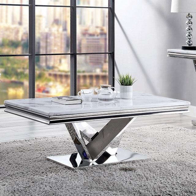 VILLARSGLANE Coffee Table - U&U Home Budget Furniture (Carteret, NJ)