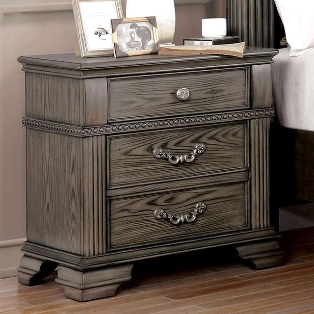 PAMPHILOS Night Stand - U&U Home Budget Furniture (Carteret, NJ)