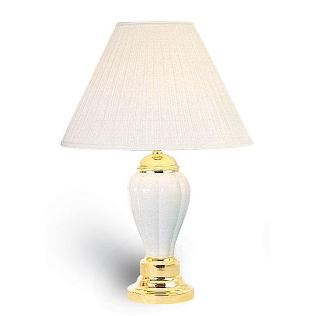 SCARLETT Ivory Table Lamp (6/CTN) - U&U Home Budget Furniture (Carteret, NJ)