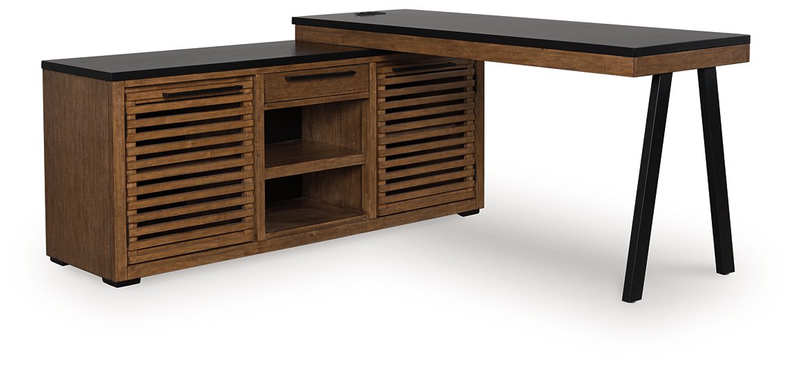 Kallari Credenza with Desk Return - U&U Home Budget Furniture (Carteret, NJ)
