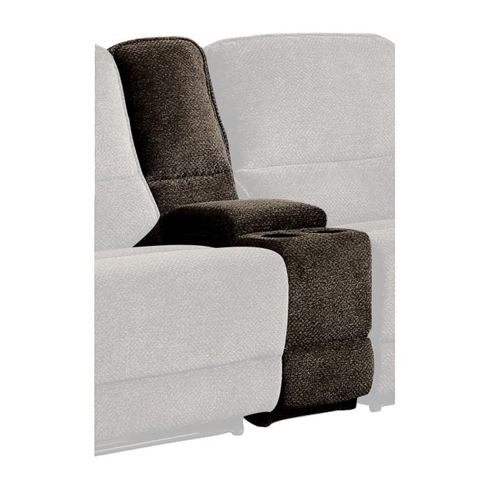 Shreveport Console in Brown 8238-CN - U&U Home Budget Furniture (Carteret, NJ)