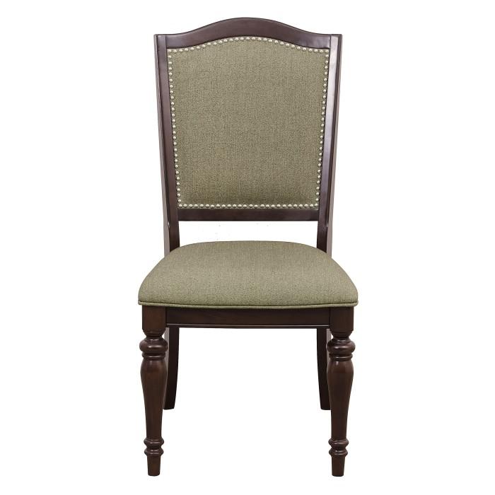 Marston Side Chair in Dark Cherry (Set of 2) - U&U Home Budget Furniture (Carteret, NJ)