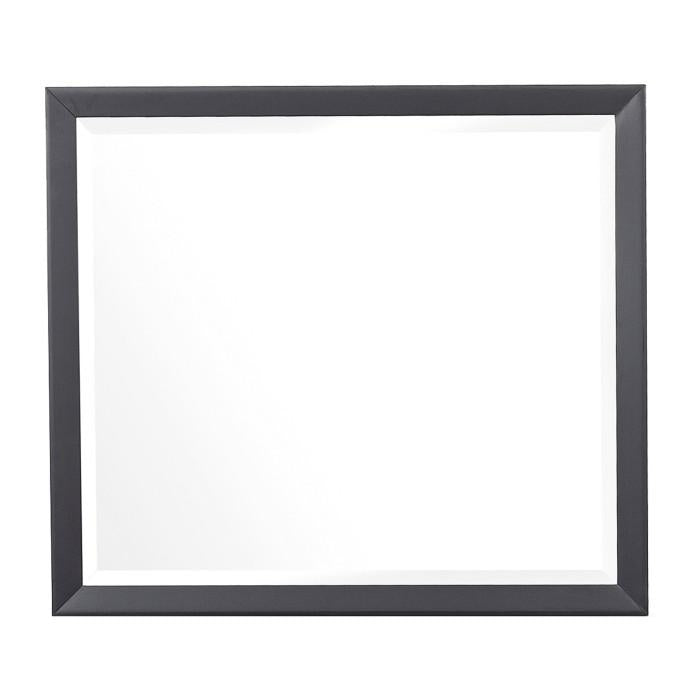Raku Mirror in Gray 1711-6 - U&U Home Budget Furniture (Carteret, NJ)