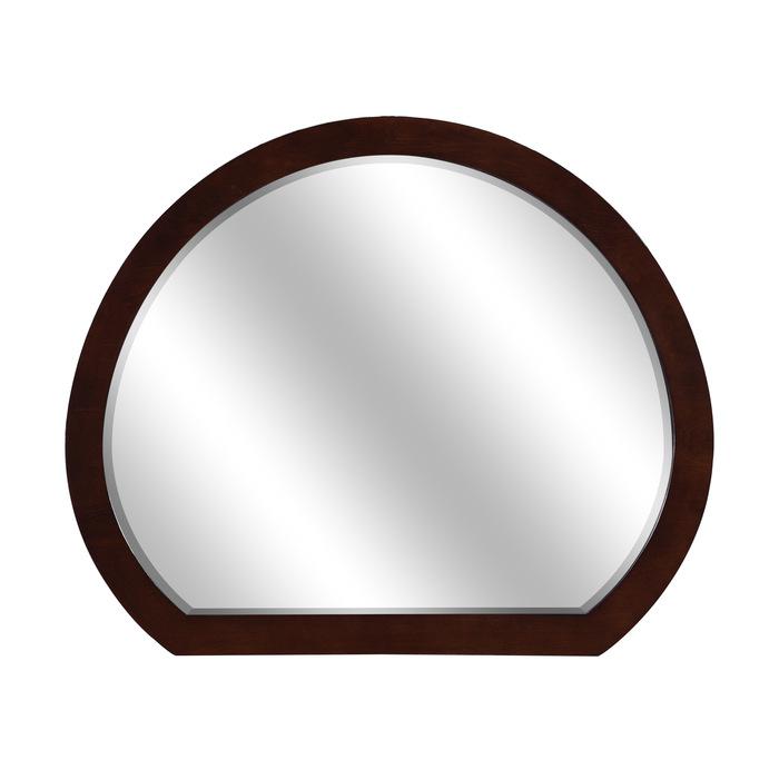 Lyric Mirror in Dark Espresso 1737NC-6 - U&U Home Budget Furniture (Carteret, NJ)