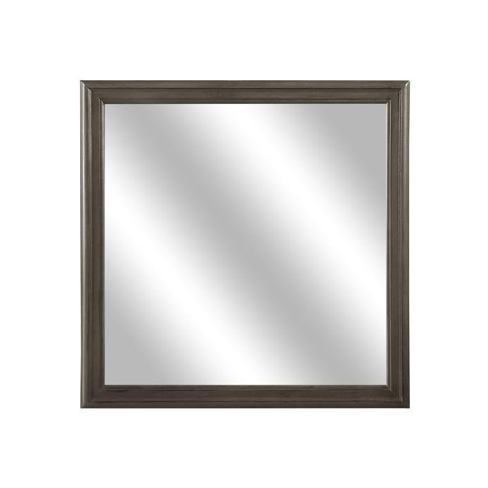Mayville Mirror in Gray 2147SG-6 - U&U Home Budget Furniture (Carteret, NJ)