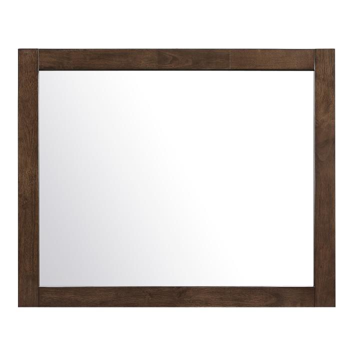 Erwan Mirror in Dark Walnut 1961-6 - U&U Home Budget Furniture (Carteret, NJ)