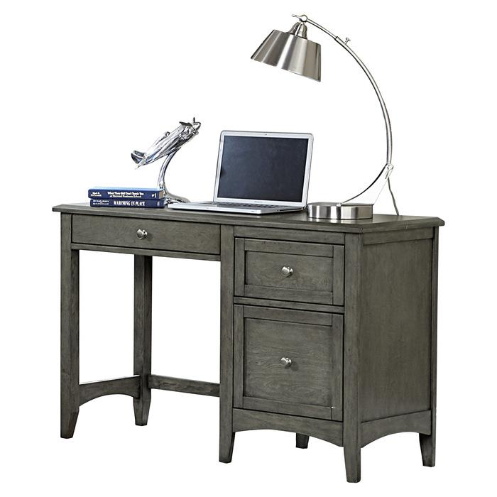 Garcia Writing Desk in Gray 2046-15 - U&U Home Budget Furniture (Carteret, NJ)