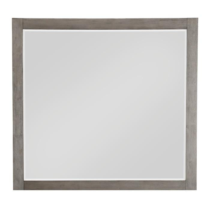 Urbanite Mirror in Tri-tone Gray 1604-6 - U&U Home Budget Furniture (Carteret, NJ)