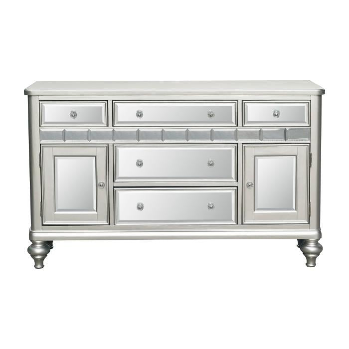 Orsina Server in Silver 5477N-40 - U&U Home Budget Furniture (Carteret, NJ)