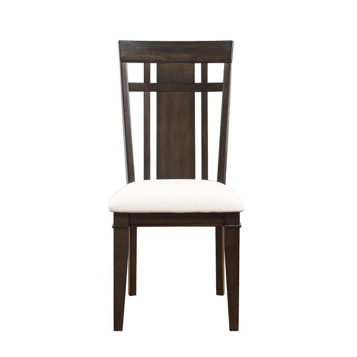 Makah Side Chair in Dark Brown (Set of 2) - U&U Home Budget Furniture (Carteret, NJ)