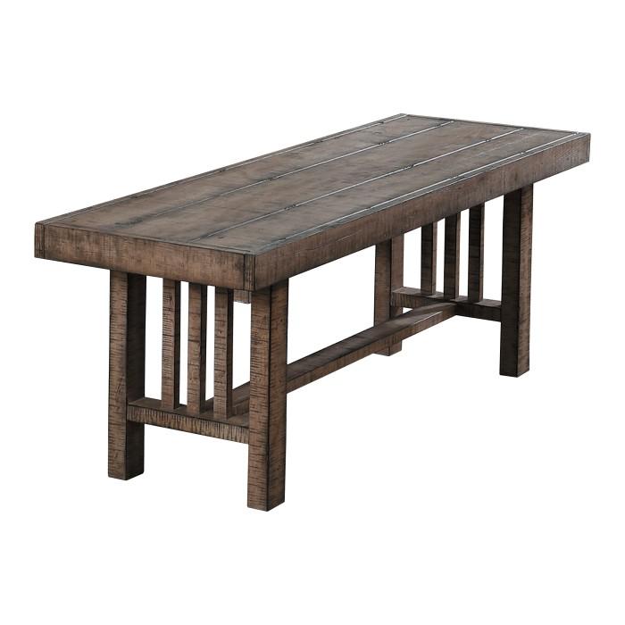 Codie Bench in Light Brown 5544-13 - U&U Home Budget Furniture (Carteret, NJ)