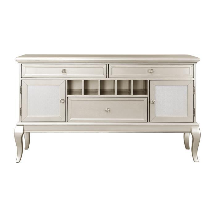 Crawford Buffet/Server in Silver 5546-55 - U&U Home Budget Furniture (Carteret, NJ)