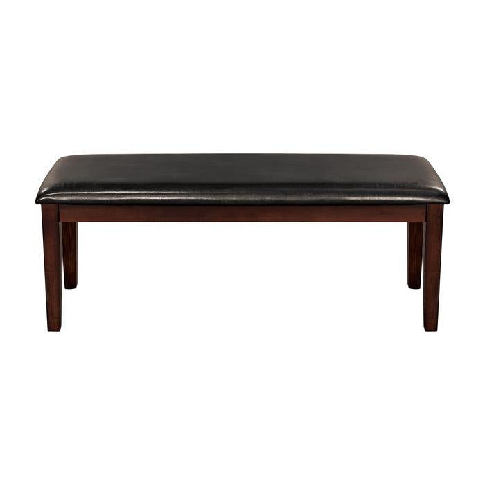 Mantello Bench in Cherry 5547-13 - U&U Home Budget Furniture (Carteret, NJ)