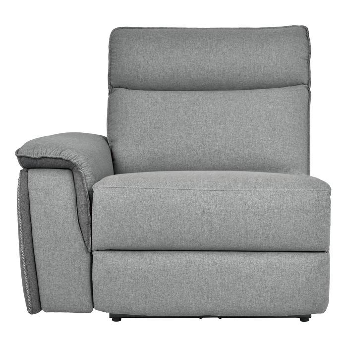 Maroni Power LSF Reclining Chair with Power Headrest and USB Port in Dark Gray/Light Gray 8259-LRPWH - U&U Home Budget Furniture (Carteret, NJ)