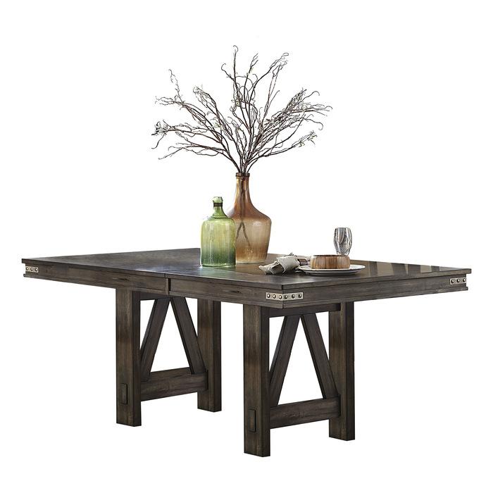 Mattawa Dining Table in Brown 5518-78* - U&U Home Budget Furniture (Carteret, NJ)